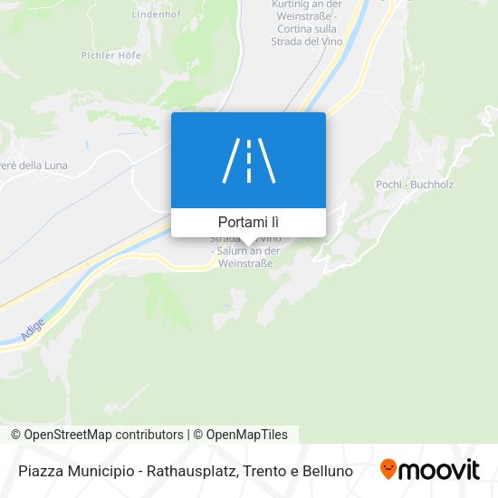 Mappa Piazza Municipio - Rathausplatz