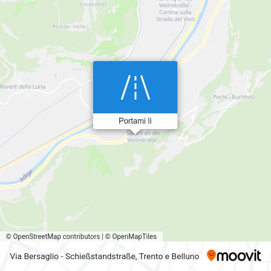 Mappa Via Bersaglio - Schießstandstraße