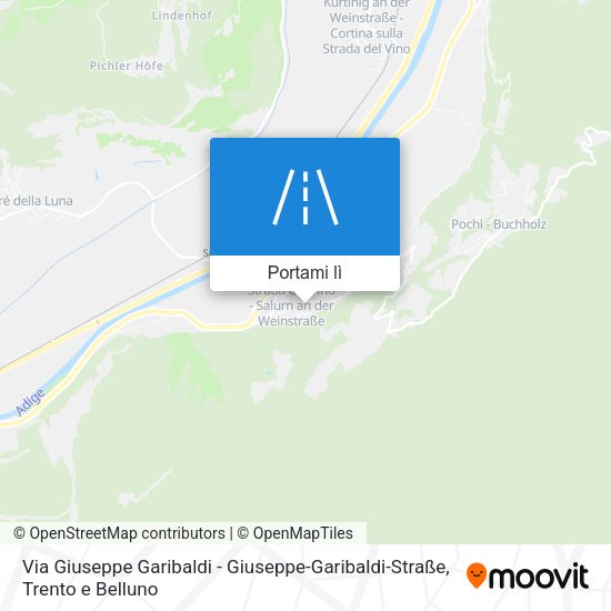 Mappa Via Giuseppe Garibaldi - Giuseppe-Garibaldi-Straße