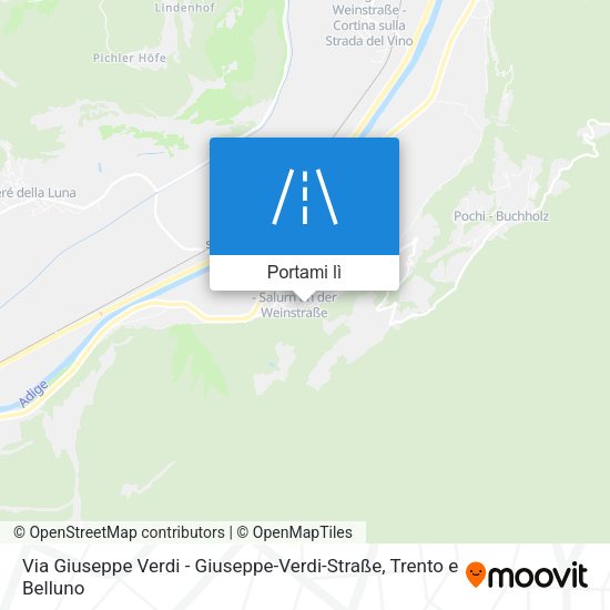 Mappa Via Giuseppe Verdi - Giuseppe-Verdi-Straße