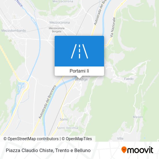 Mappa Piazza Claudio Chiste