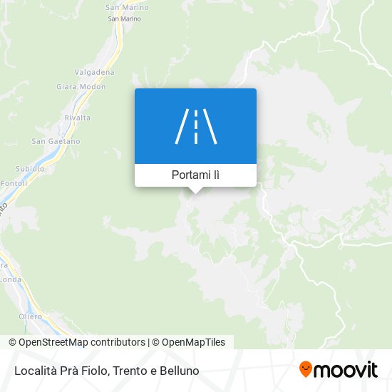 Mappa Località Prà Fiolo