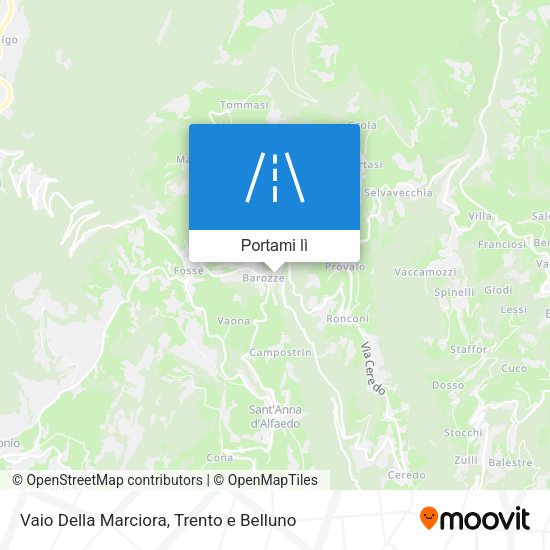 Mappa Vaio Della Marciora
