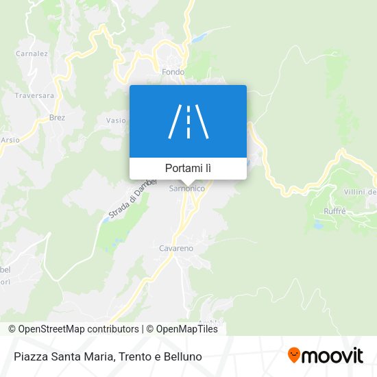Mappa Piazza Santa Maria