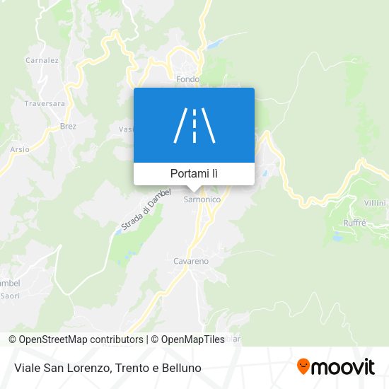 Mappa Viale San Lorenzo