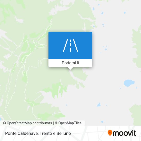 Mappa Ponte Caldenave