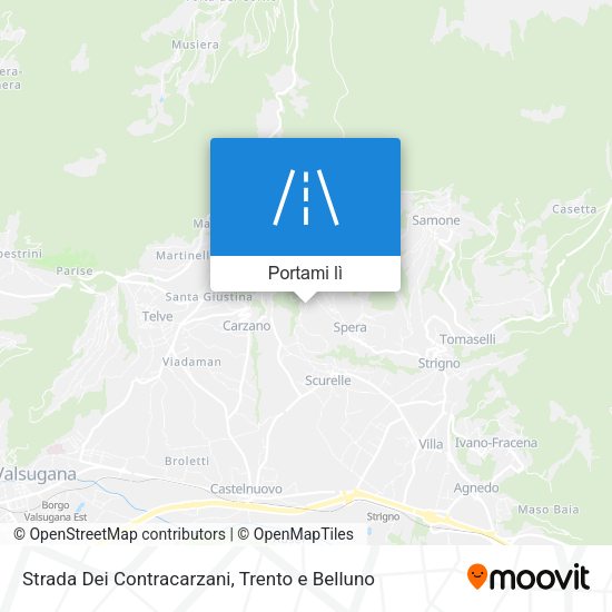 Mappa Strada Dei Contracarzani