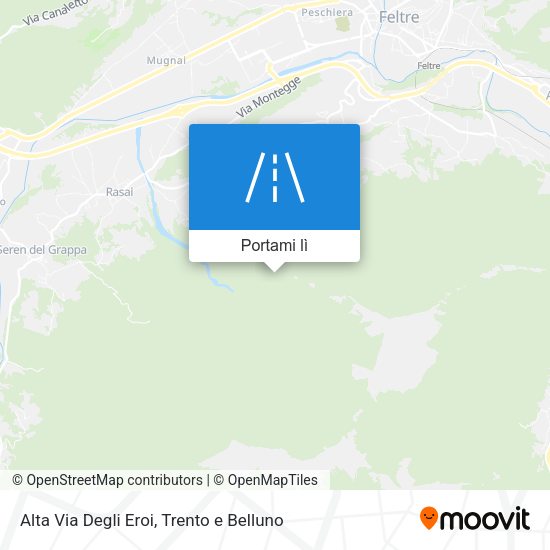 Mappa Alta Via Degli Eroi