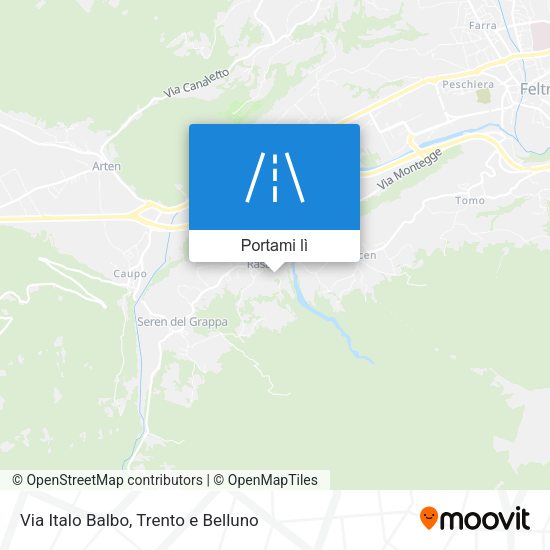 Mappa Via Italo Balbo