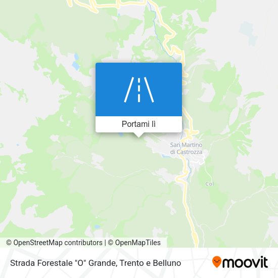 Mappa Strada Forestale "O" Grande