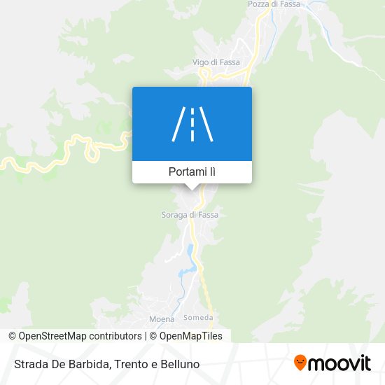 Mappa Strada De Barbida