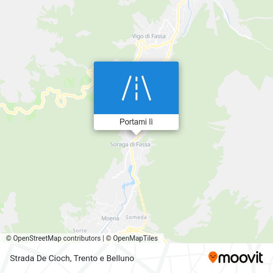 Mappa Strada De Cioch