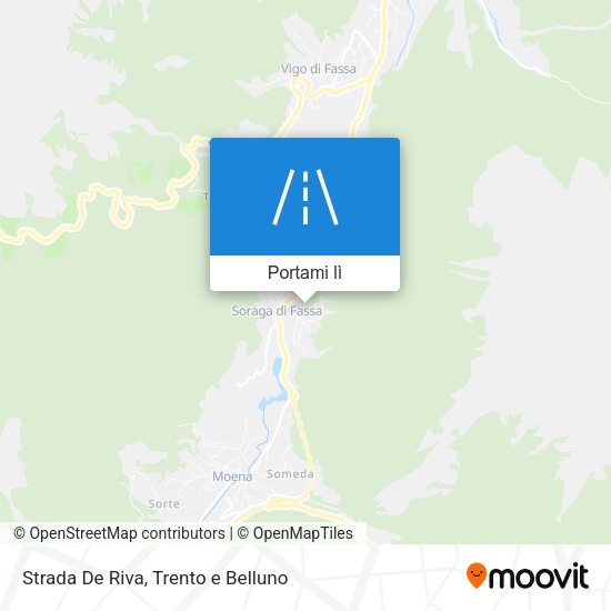 Mappa Strada De Riva