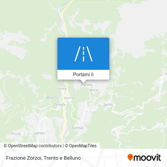 Mappa Frazione Zorzoi