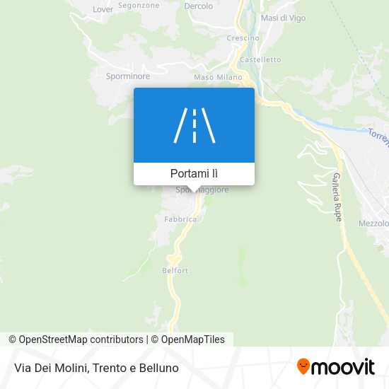 Mappa Via Dei Molini