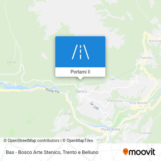 Mappa Bas - Bosco Arte Stenico