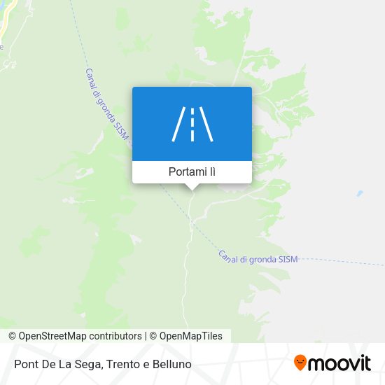 Mappa Pont De La Sega