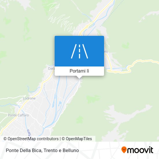 Mappa Ponte Della Bica