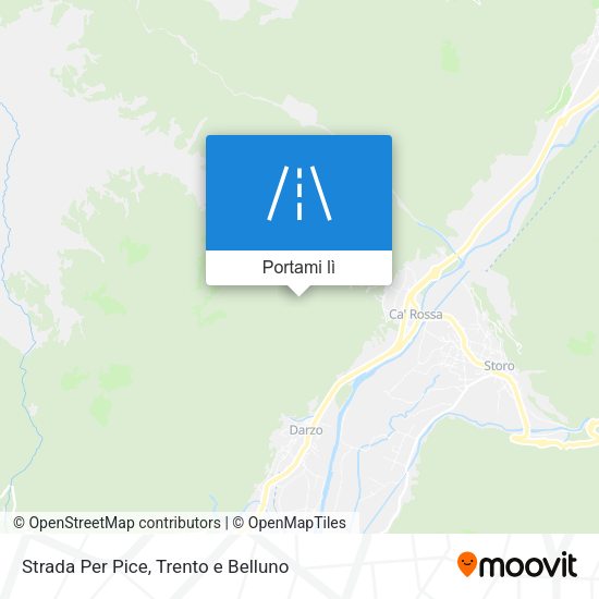 Mappa Strada Per Pice