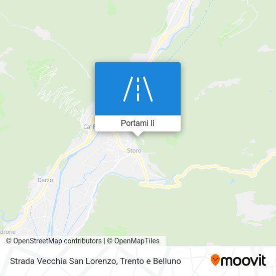 Mappa Strada Vecchia San Lorenzo