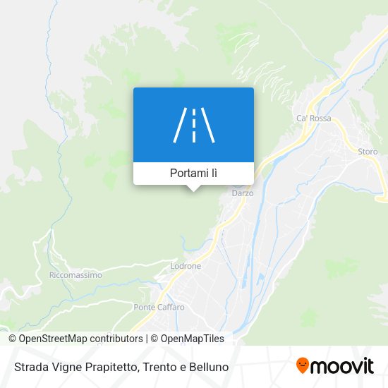 Mappa Strada Vigne Prapitetto