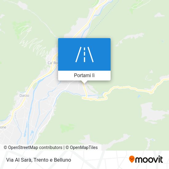 Mappa Via Al Sarà
