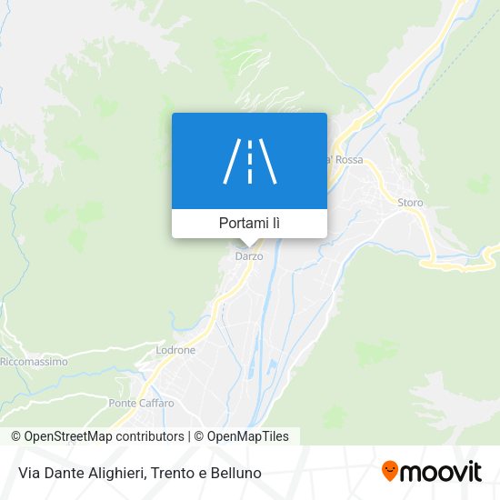 Mappa Via Dante Alighieri