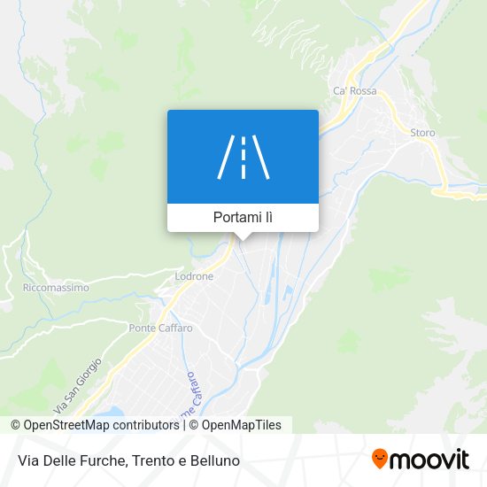 Mappa Via Delle Furche
