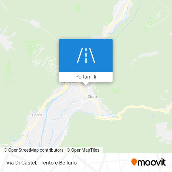 Mappa Via Di Castel