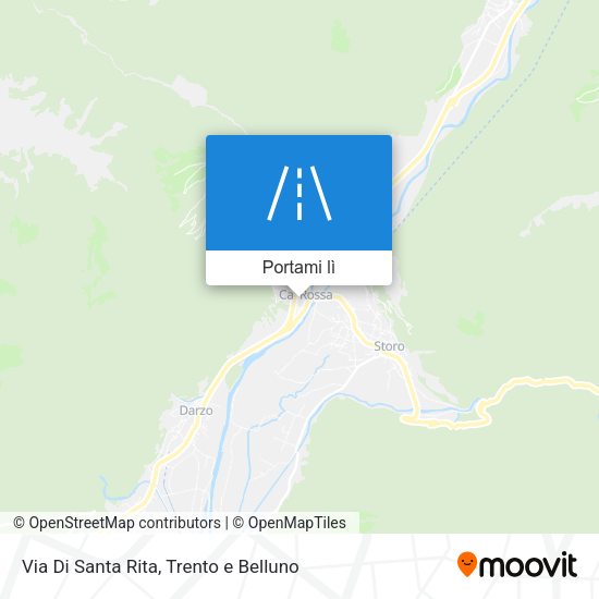 Mappa Via Di Santa Rita
