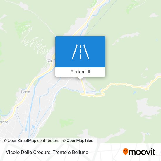 Mappa Vicolo Delle Crosure