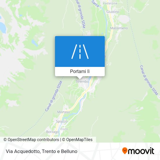 Mappa Via Acquedotto