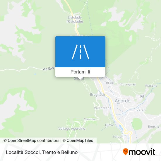 Mappa Località Soccol