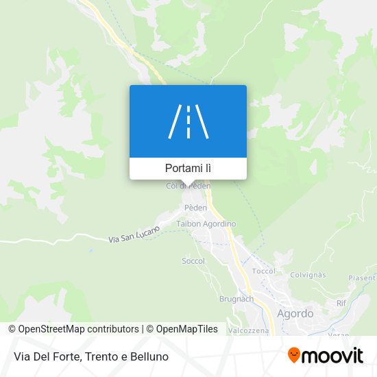 Mappa Via Del Forte