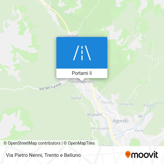 Mappa Via Pietro Nenni