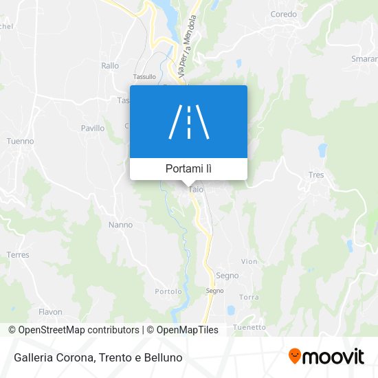 Mappa Galleria Corona