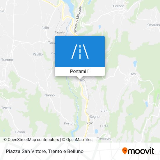 Mappa Piazza San Vittore