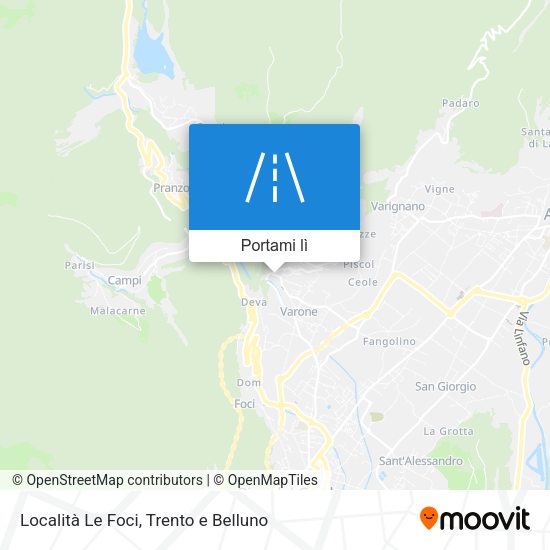 Mappa Località Le Foci