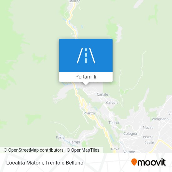 Mappa Località Matoni