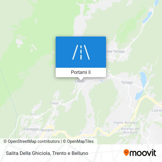 Mappa Salita Della Ghiciola