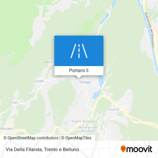 Mappa Via Della Filanda