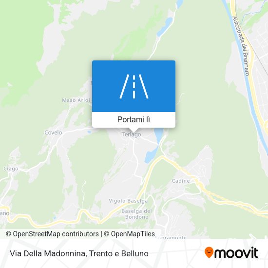 Mappa Via Della Madonnina