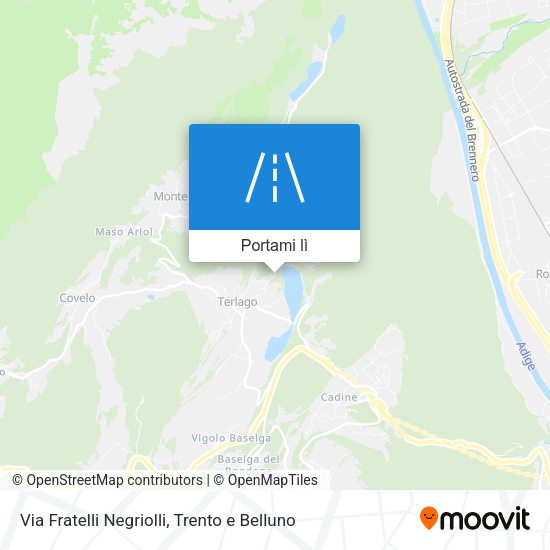 Mappa Via Fratelli Negriolli