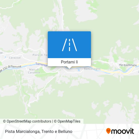 Mappa Pista Marcialonga