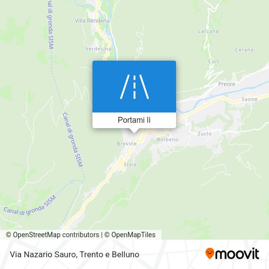 Mappa Via Nazario Sauro