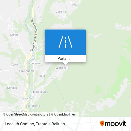 Mappa Località Comino