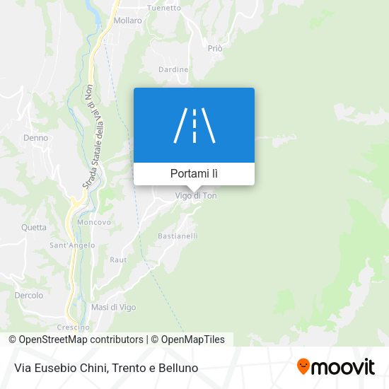 Mappa Via Eusebio Chini