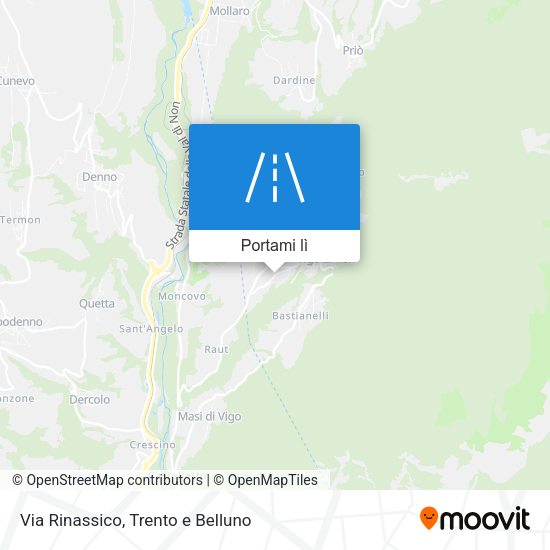 Mappa Via Rinassico