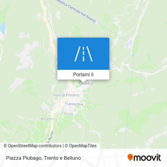 Mappa Piazza Piubago