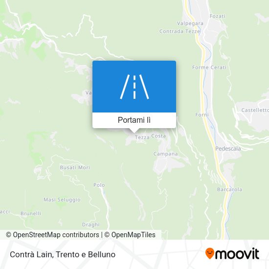 Mappa Contrà Lain
